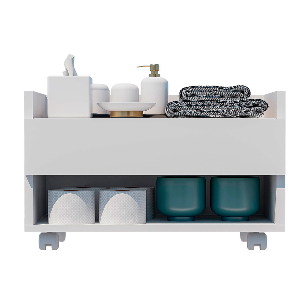 Armário De Chão Banheiro  Multiuso Organizador Prático Móveis Bonatto - Home & Living