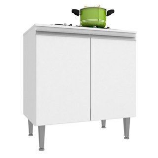 Armário de Cozinha Athena 2 Portas 1 Prateleira em Oferta na Shopee