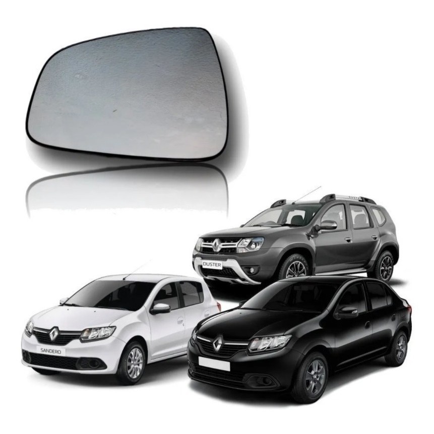 Lente Retrovisor Renault Logan 2009 2010 2011 2012 Direito