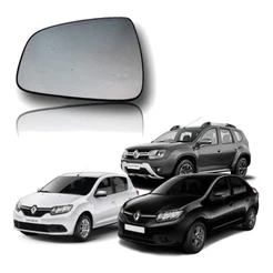 Lente Retrovisor Renault Logan 2009 2010 2011 2012 Direito