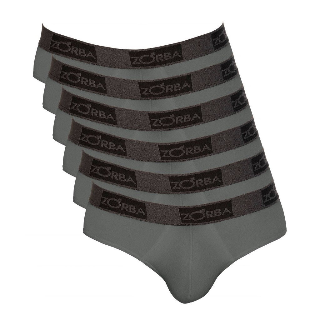 Kit 6 Cuecas Zorba Slip Plus 716 - Men Clothes