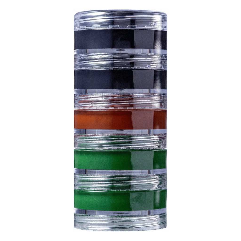 Kit Maquiagem Tinta Cremosa Camuflagem 3 Cores Militar - 20g