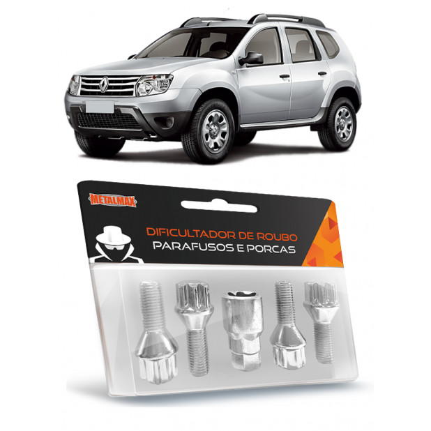 Kit Parafuso Antifurto Trava de Roda Duster Oroch Todos Anos em Oferta na Shopee