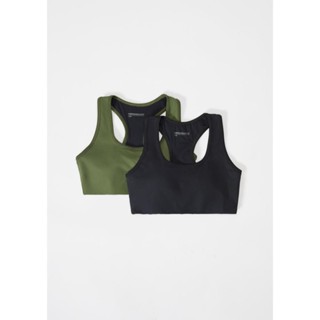 Kit Com 2 Tops Esportivos Feminino Nadador Hering Sports em Oferta na Shopee