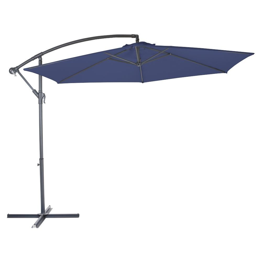Ombrelone Mor Bora Bora, Aço, com Manivela, 3m, Azul - 9169 - Sports & Outdoors