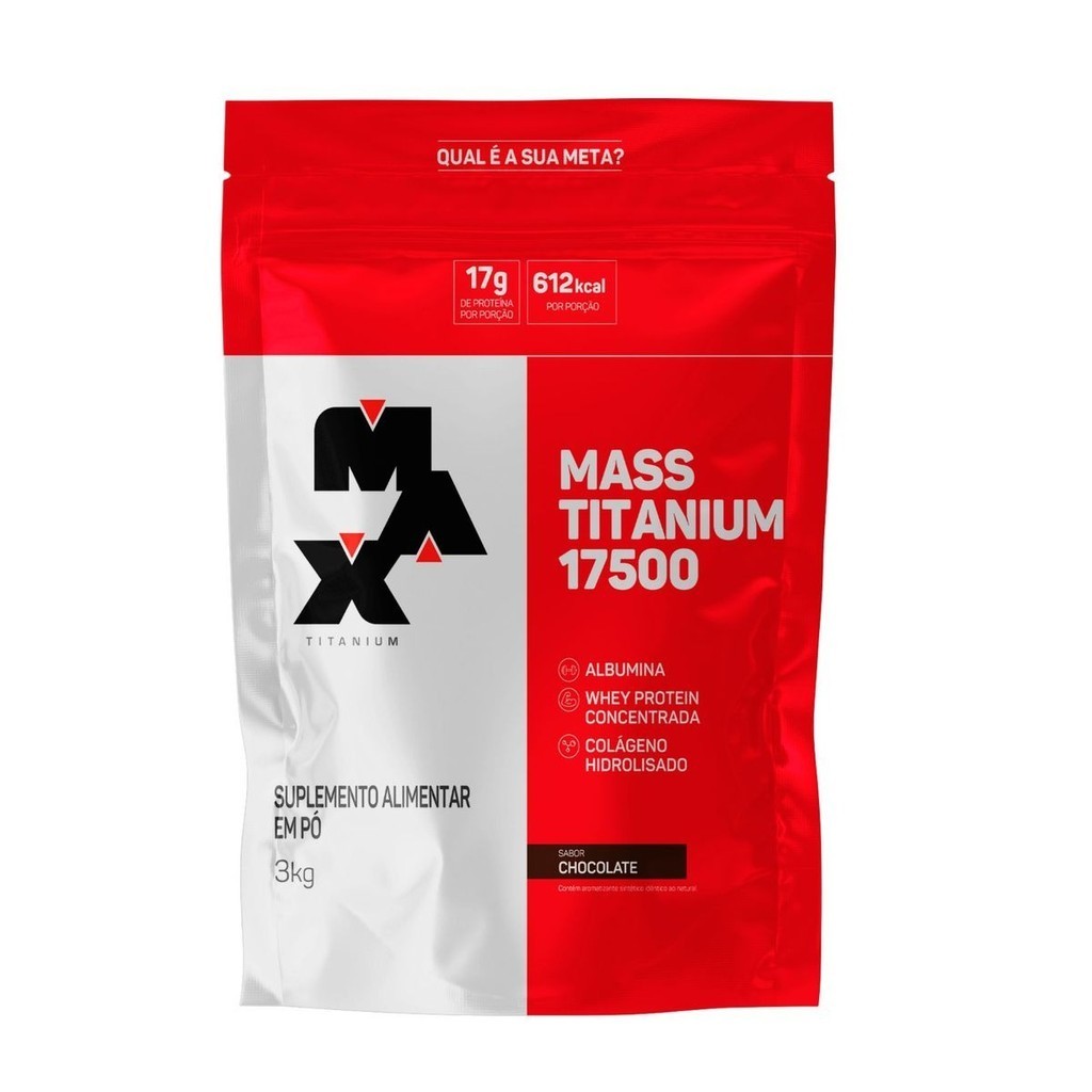 Mass Titanium Refil 3Kg Max Titanium Chocolate