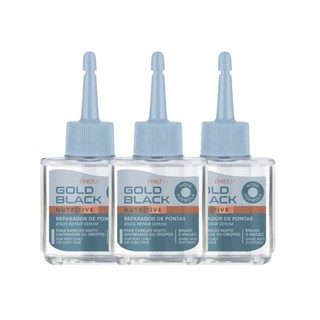 Kit Reparador de Pontas Amend Gold Black 30ml (3 unidades) em Oferta na Shopee