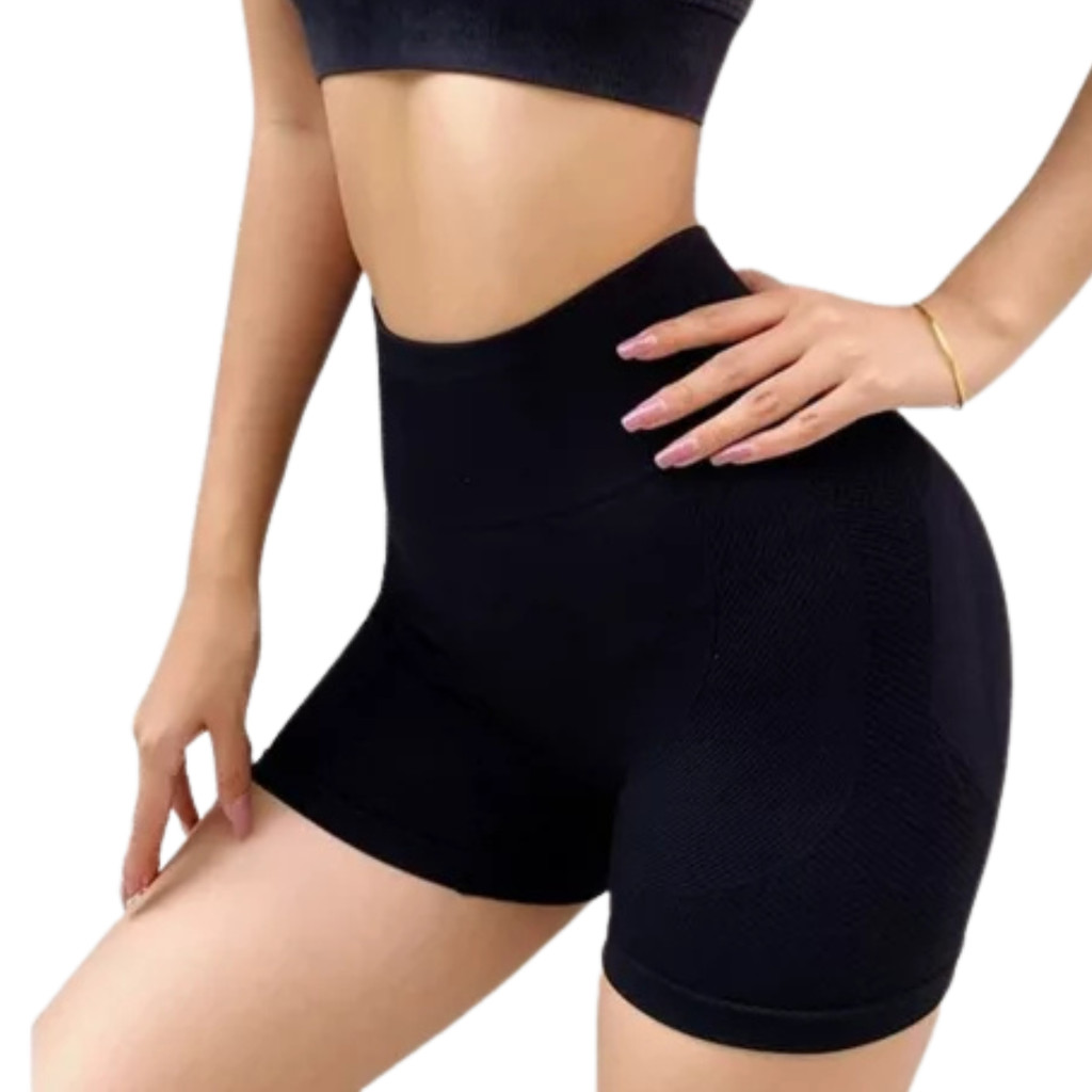 Conjuntos Academia Fitness Feminino Leggings Top Empina Shorts Levanta Bumbum Resistente