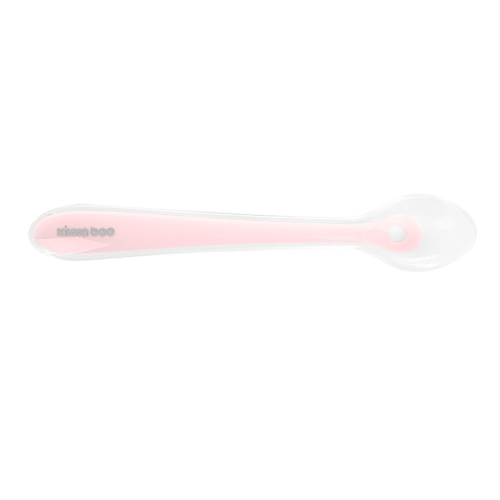 Colher de Silicone com Caixa 1pc Pink KikkaBoo