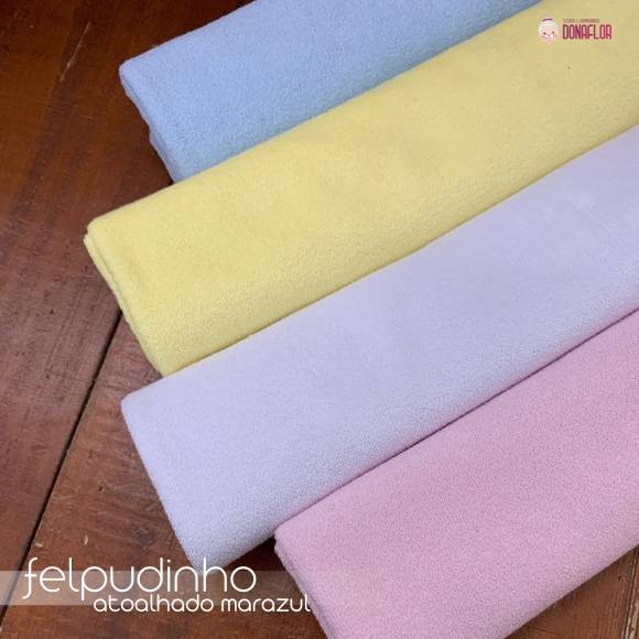 Recorte 40cmx1,10m Felpudinho tecido Atoalhado faça Babeiros em Oferta na Shopee