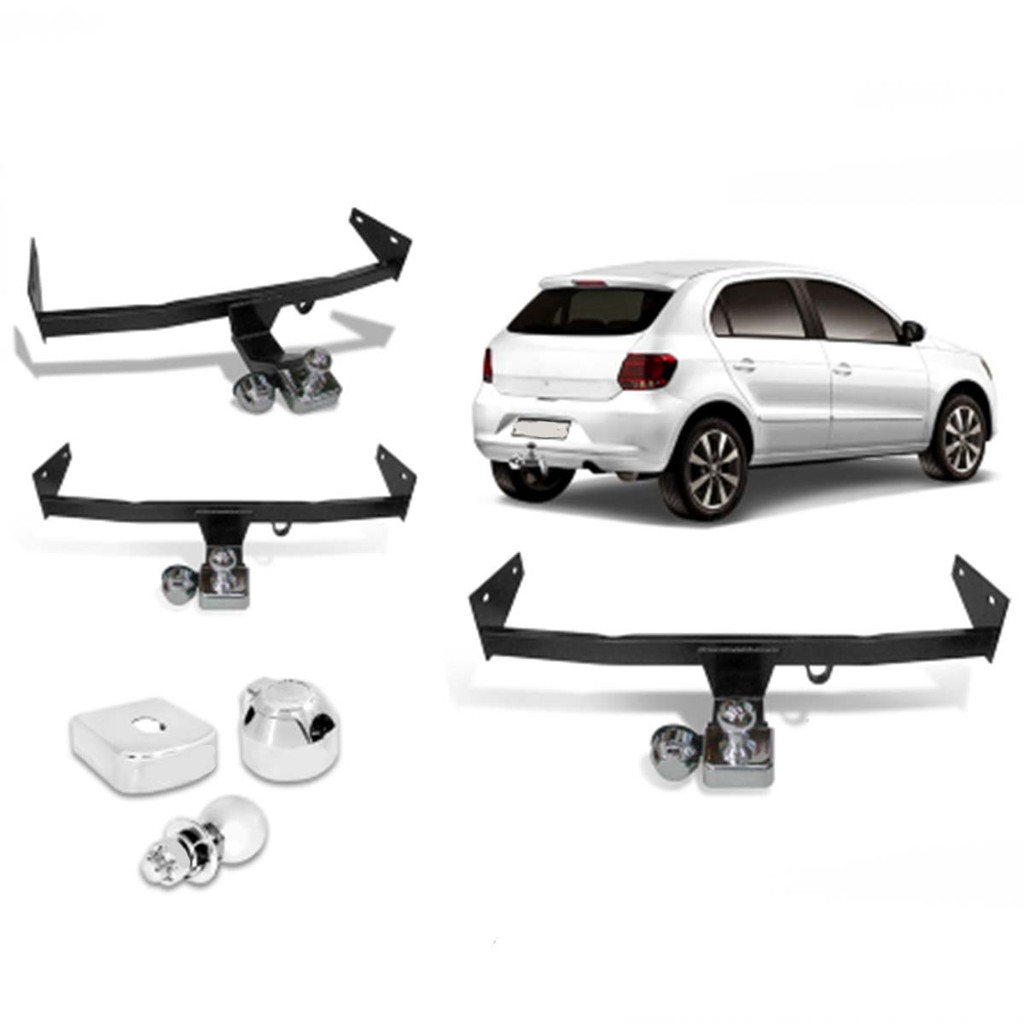 Engate Volkswagen Gol G6 2008 a 2023 Reforcel Reboque Rabicho Protetor 500KG em Oferta na Shopee