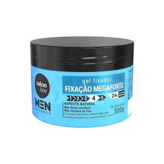 Gel Fixador Mega Forte Men Essence 300g em Oferta na Shopee