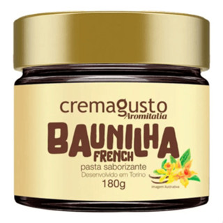 Pasta Saborizante CremaGusto Baunilha French Aromitalia 180g I ORIGINAL l ENVIO IMEDIATO l NF em Oferta na Shopee
