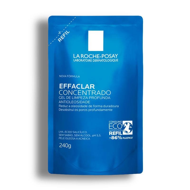 Refil Gel Concentrado Effaclar La Roche-posay Limpeza Profunda 240g em Oferta na Shopee