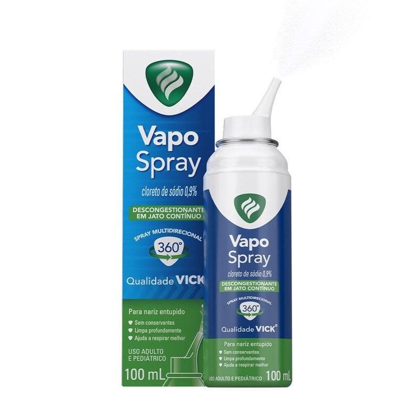 Descongestionante Nasal VapoSpray Qualidade Vick 100ml em Oferta na Shopee