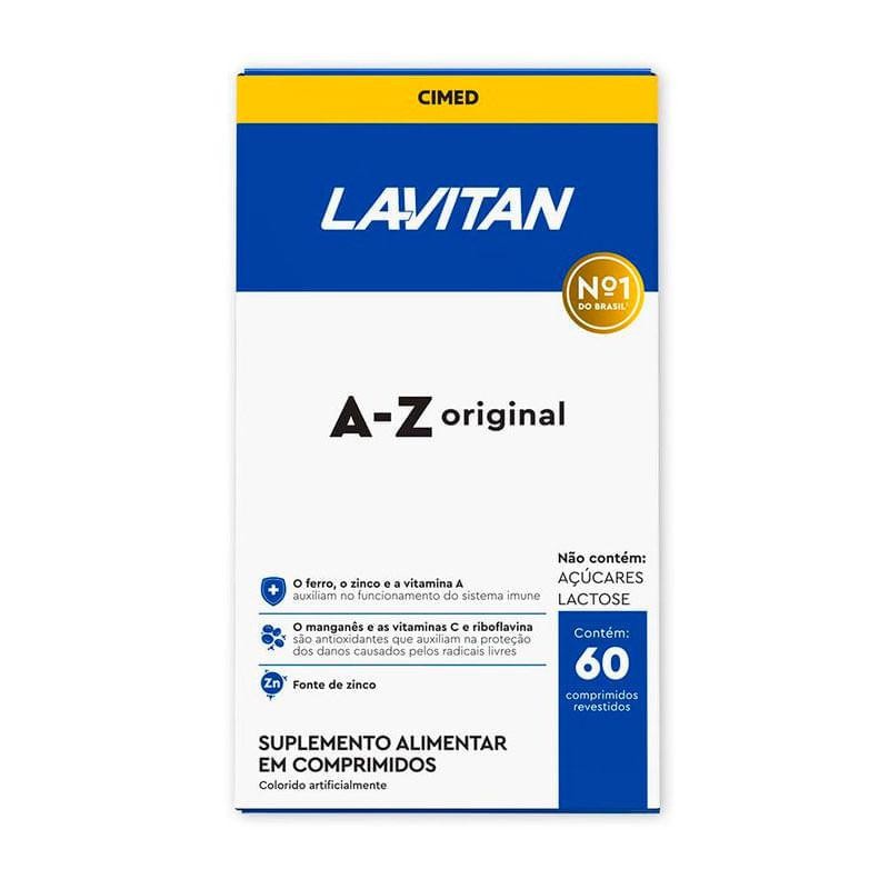 Suplemento Alimentar Lavitan A-Z Original 60 Comprimidos Revestidos - Health