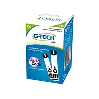 Tiras Reagentes para Medição de Glicose G-Tech Lite 50 Unidades em Oferta na Shopee