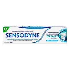 Creme Dental Sensodyne Sensibilidade & Esmalte Sabor Menta Refrescante 100g