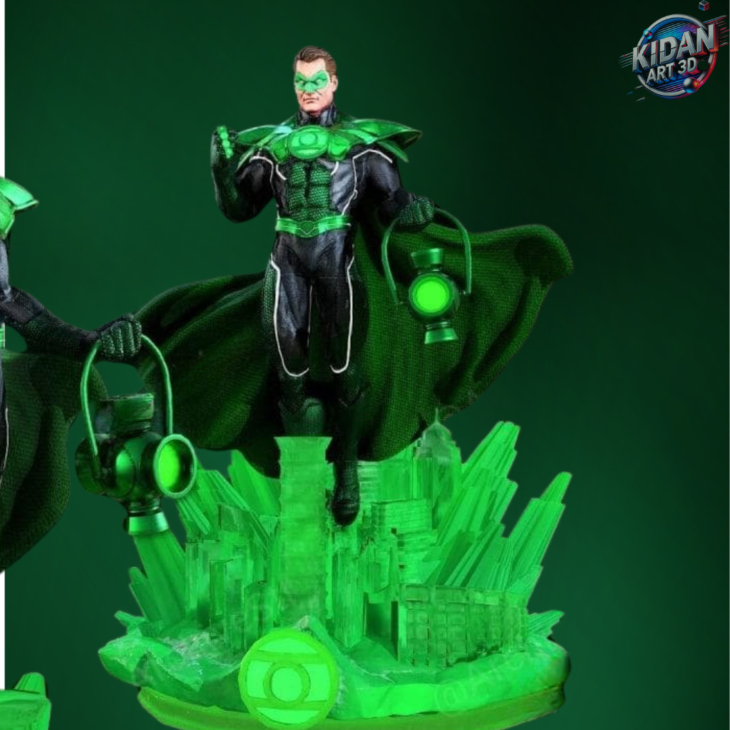 Lanterna Verde DC ActionFigure Miniaturas Estatua Colecionáveis Artesanal Boneco Escultura Impressão