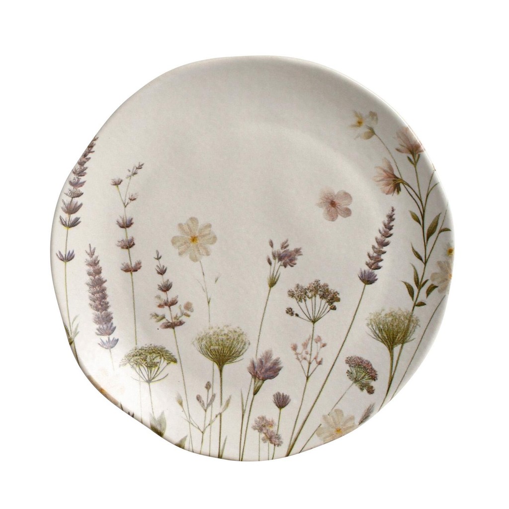 Conjunto com 6 Pratos de Sobremesa Orgânico Lavanda Ø19,5cm em Oferta na Shopee