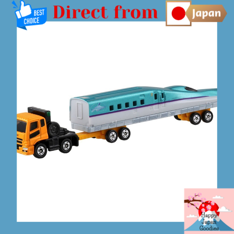 Takaratomy "Tomica Long Type Tomica No. 122 Mitsubishi Fuso Super Great H5 Series Shinkansen Hayabusa Transport