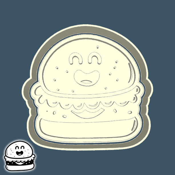 Cortador de Biscoito COMIDA E BEBIDAS - HAMBÚRGUER