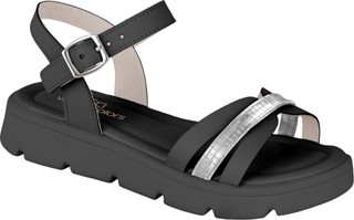 Sandália Infantil Feminina Aurora Worldcolors - Preto em Oferta na Shopee