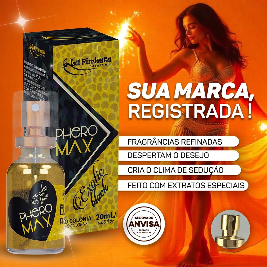 O PERFUME AFRODISÍACO EXOTIC BLACK É SUA ARMA SECRETA DE SEDUÇÃO