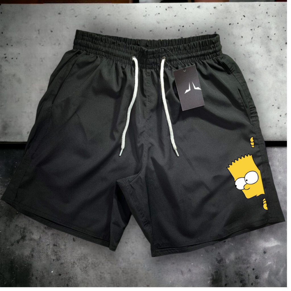 bermuda Short Masculino Mauricinho Modelo BRT 01 - Antiodor e Design Esportivo Ideal para Academia, Skate,Praia, Verao