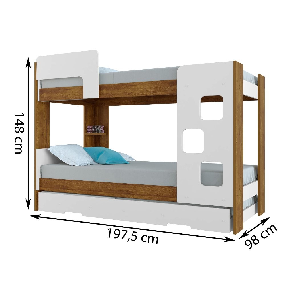 Treliche Infantil em MDF 197cm Vegas Tigus Baby — imagem 2 de 2