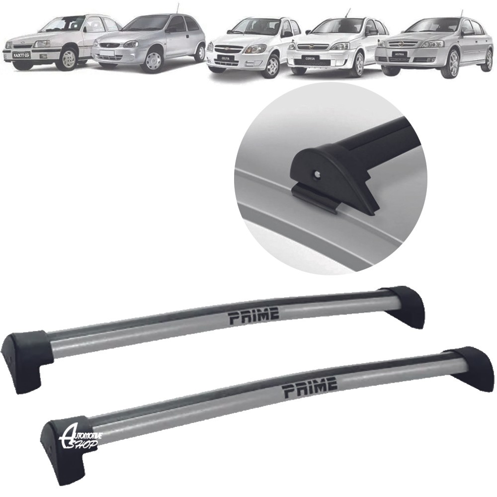 Rack Teto Aluminio Prime Corsa Celta Prisma Fiesta PR012