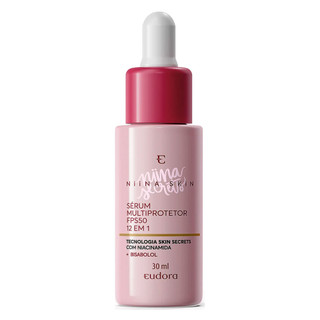 Sérum Facial Eudora Niina Secrets Multiprotetor 12 Em 1 FPS50 30ml em Oferta na Shopee