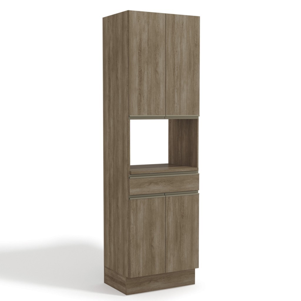 Torre Quente Maxxi 4 Portas 1 Gaveta Nogal - Kappesberg em Oferta na Shopee