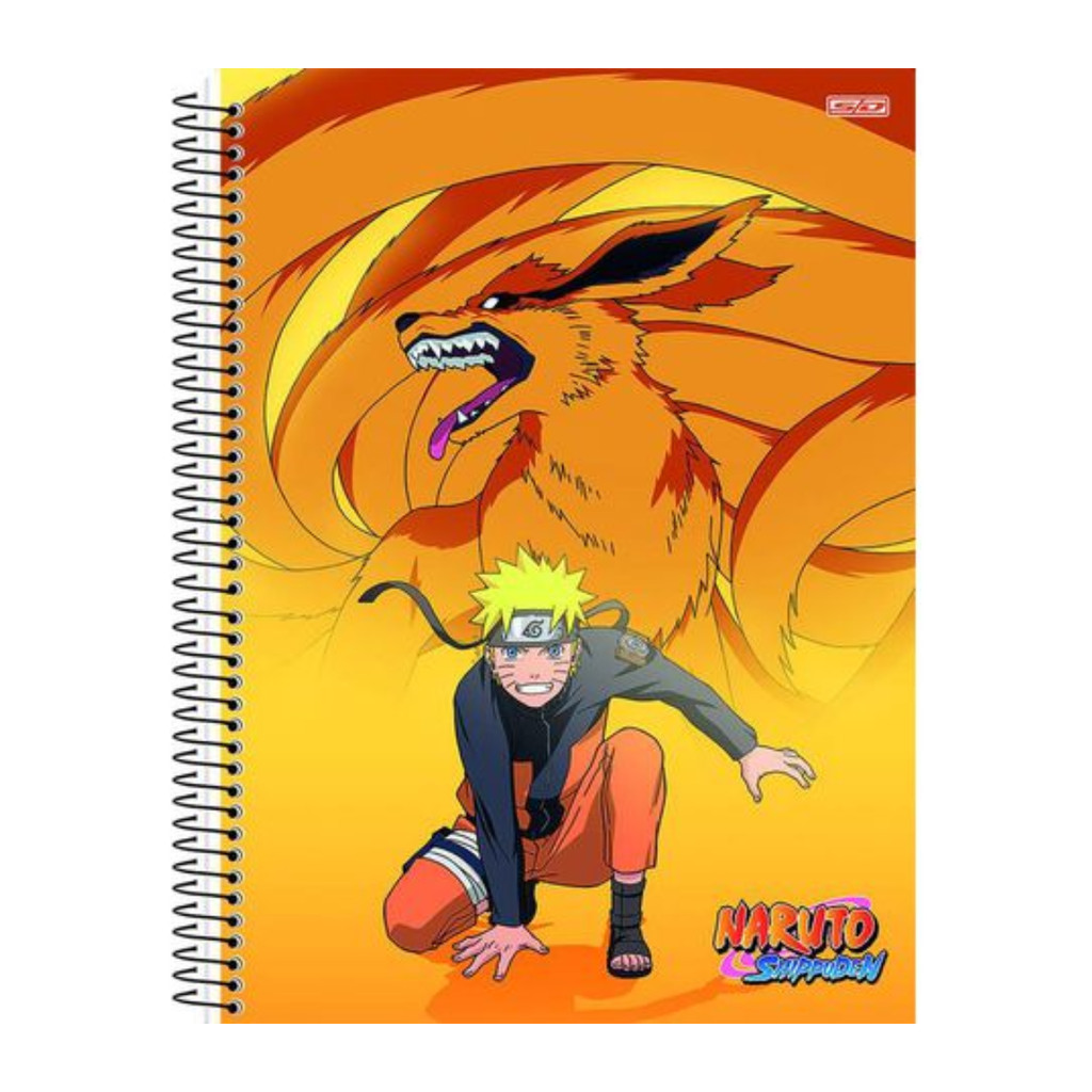 Caderno 10 Matérias Universitário Naruto 160 Folhas - CAPA: NARUTO em Oferta na Shopee