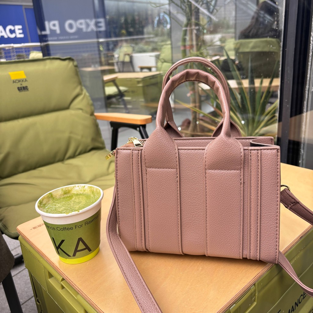 Detalhes do 【SLM】Bolso mini tote, bolso de mujer portátil, bolso cruzado de un hombro, bolso cuadrado