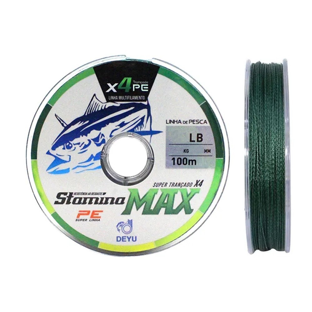 Linha de Pesca Multifilamento Max X4 Deyu - Várias Medidas - Sports & Outdoors