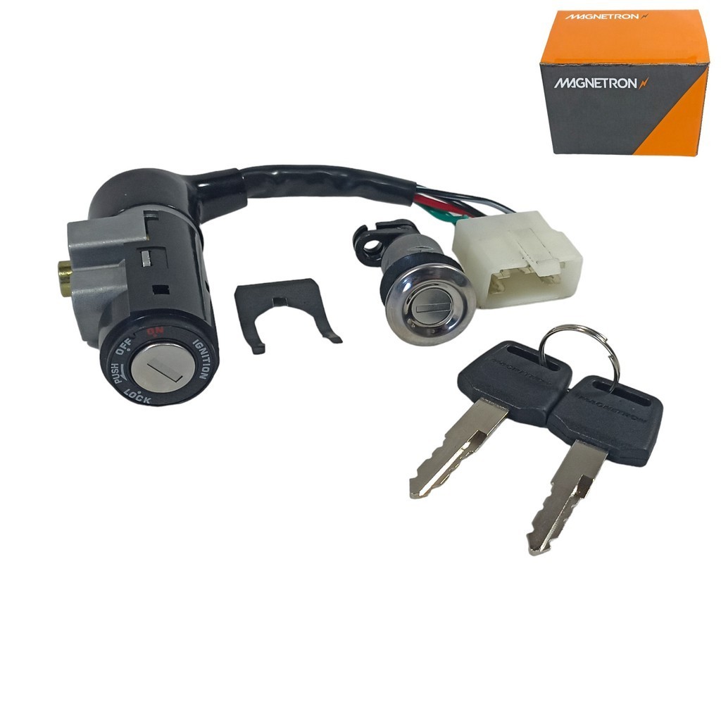Kit Chave Ignição C100 Biz 1998 1999 2000 2001 2002 2003 2004 2005 2 Peças