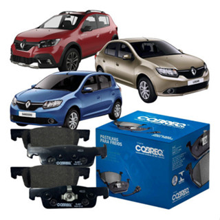 Jogo Pastilha de Freio Original Cobreq Renault Logan Sandero em Oferta na Shopee