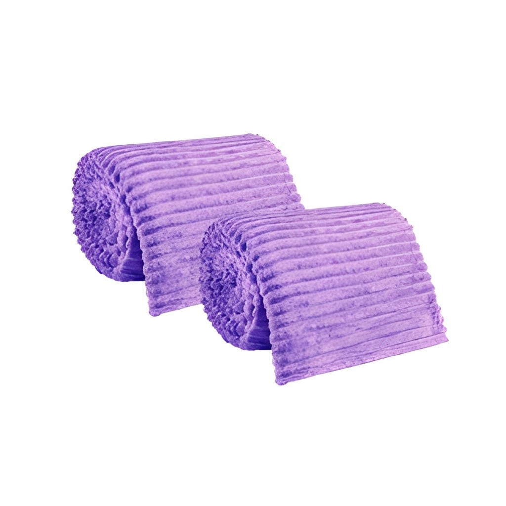 Kit 2 Cobertor Manta Casal 2,00x1,80mt Canelada Aveludada Varias Cores