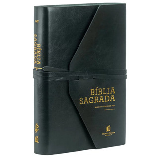 A Bíblia Sagrada | Almeida Corrigida Fiel | Letra Grande | Capa Luxo Courosoft Verde em Oferta na Shopee