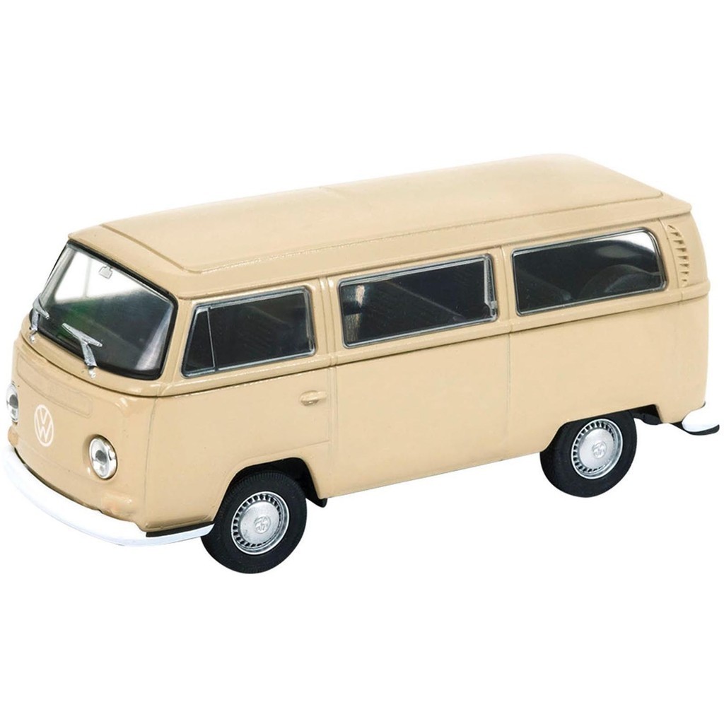 Miniatura - 1:64 - 1972 Volkswagen T2 Kombi - Bege - California Minis - Welly