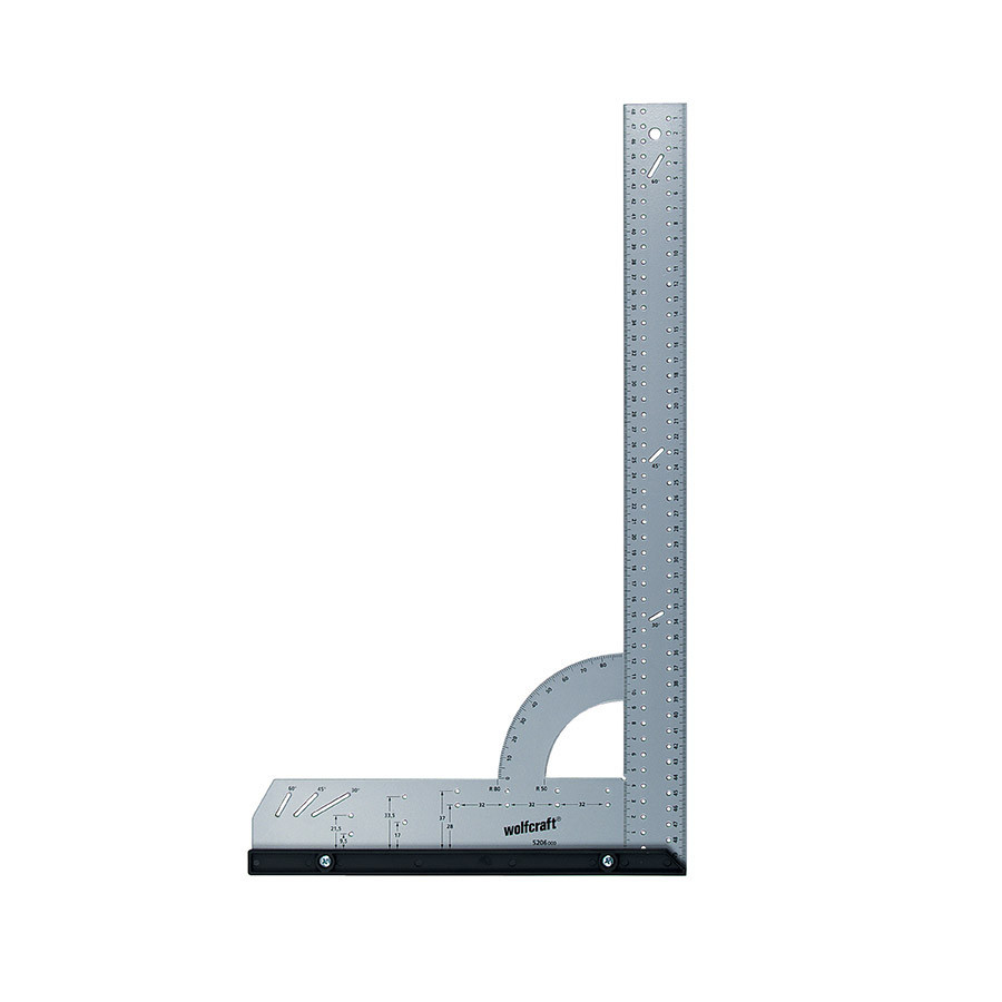 Esquadro Gabarito Universal 500mm Wolfcraft 520600 Para Marcenaria Medição Corte Preciso