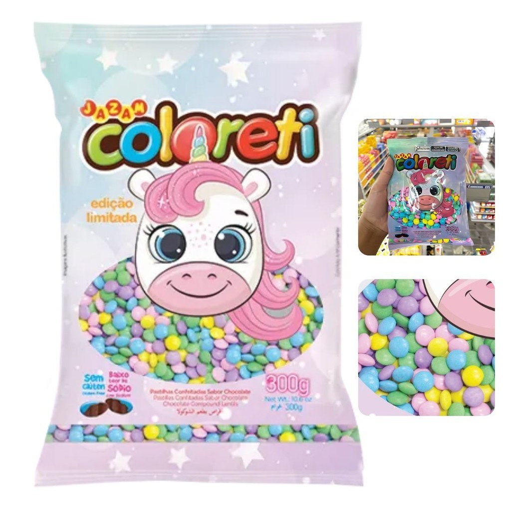 Mini Confete de Chocolate - Comprar com Melhor Preço em Lanches