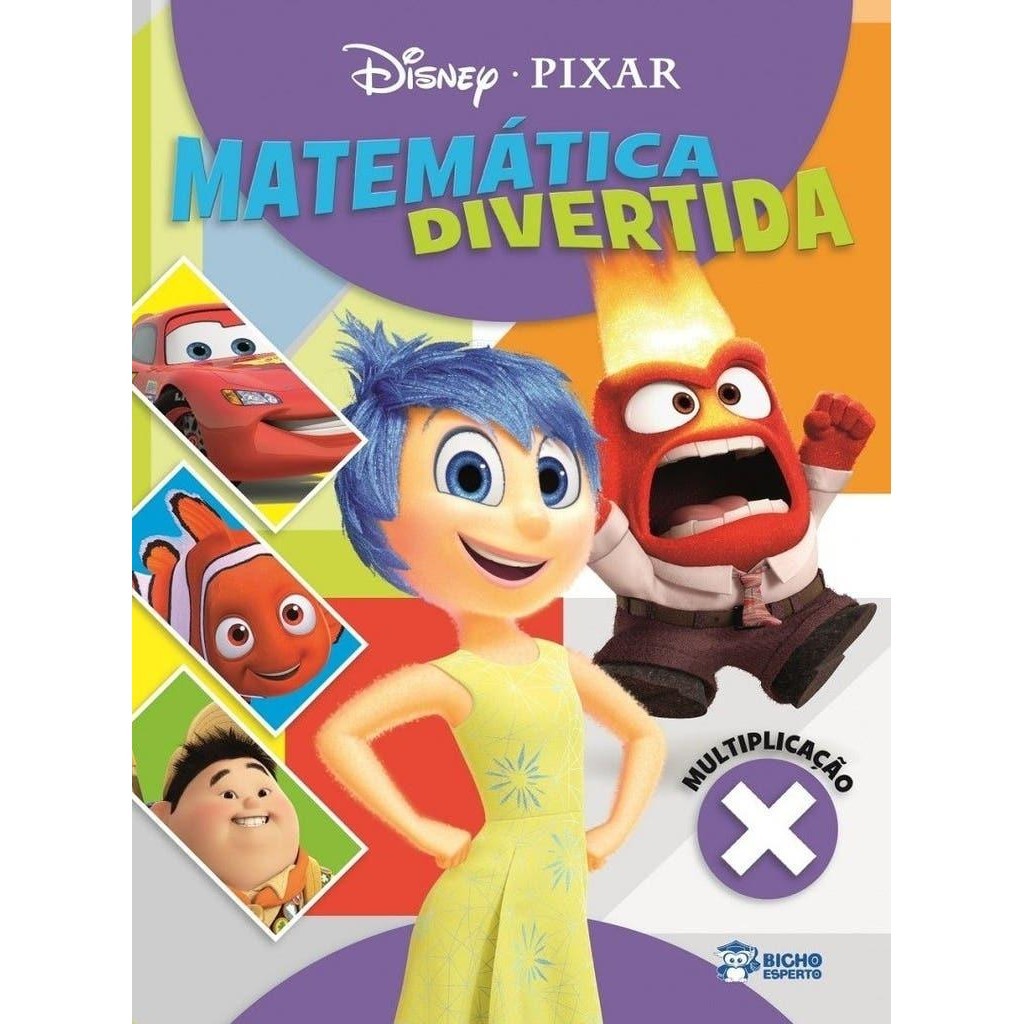 Matemática Divertida Disney - Pixar - Multiplicação em Oferta na Shopee