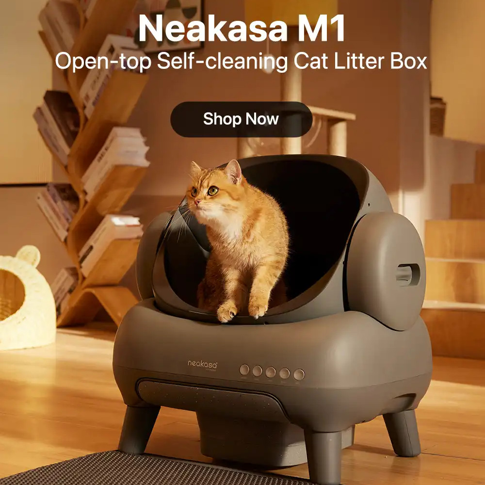 Caixa de areia para gatos Neabot M1 Totalmente fechada Gaveta do vaso sanitário Gatinhos pequenos Desodorante