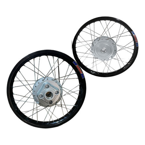 Aro Roda Montado Preto Cg 125 Fan Titan 2000 Até 2008 (par)