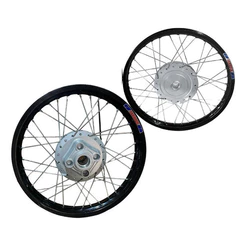 Aro Roda Montado Preto Cg 125 Fan Titan 2000 Até 2008 (par)