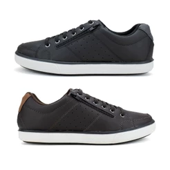 Kit 2 Sapatenis Masculino Star Fox Casual Com Fechamento em Elástico