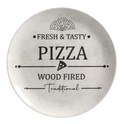 Prato Raso De Cerâmica 29cm Pizza Plate Alleanza Gourmet