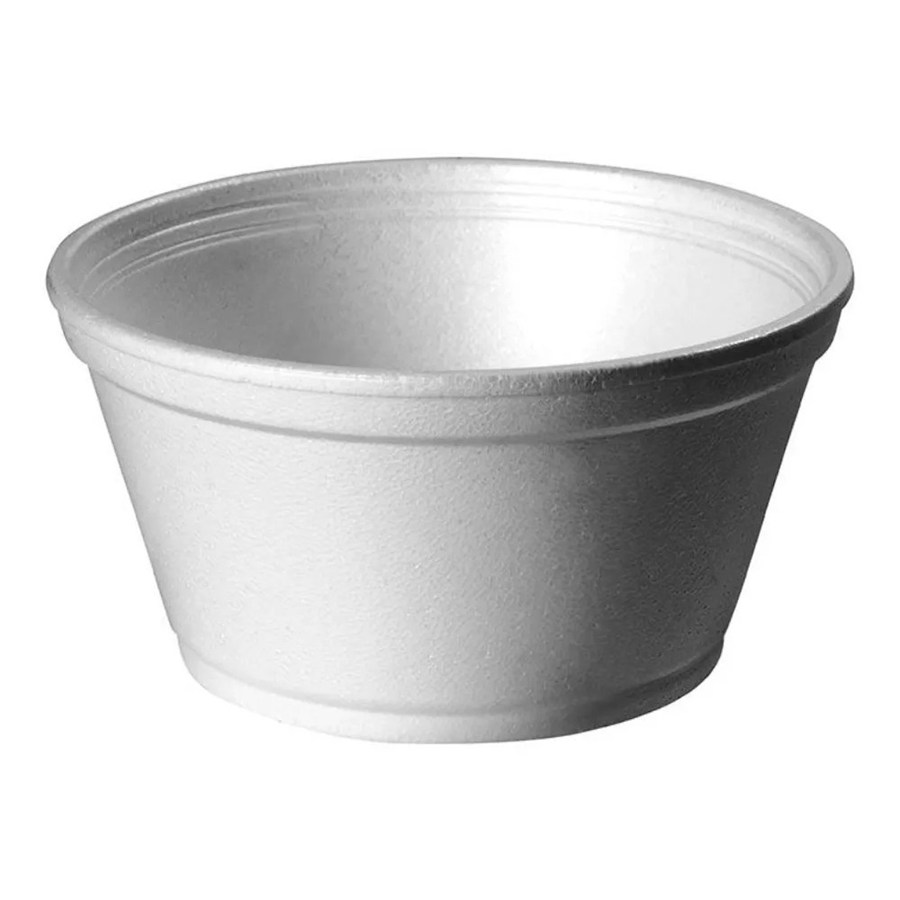 Pote de EPS Isopor 240ml com 50 Unidades Potebras Caldo Açaí Sopa